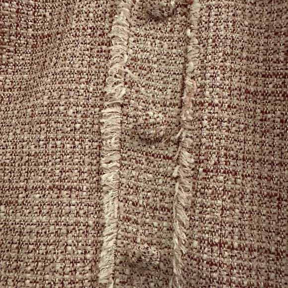 Pink Tweed Sleeveless Dress - Picture 5 of 5